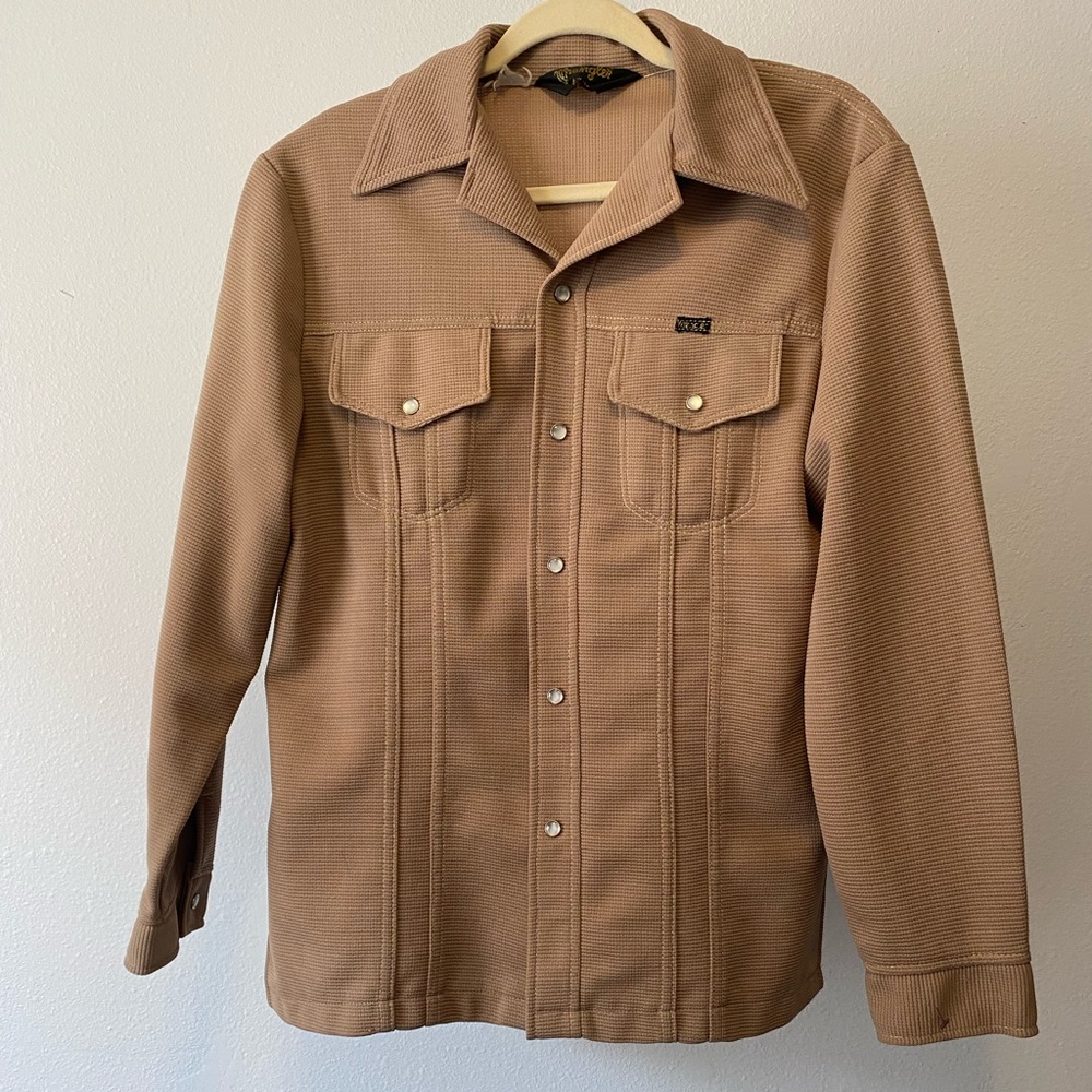 Vintage Wrangler Pearl Snap Mens Shirt